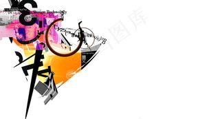 科技元素简单叠加