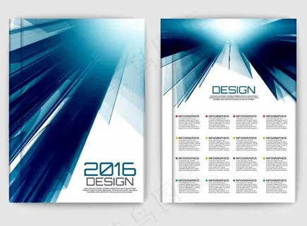 蓝色光线宣传单