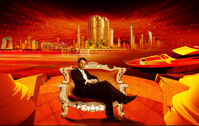 房地产广告psd模版下载