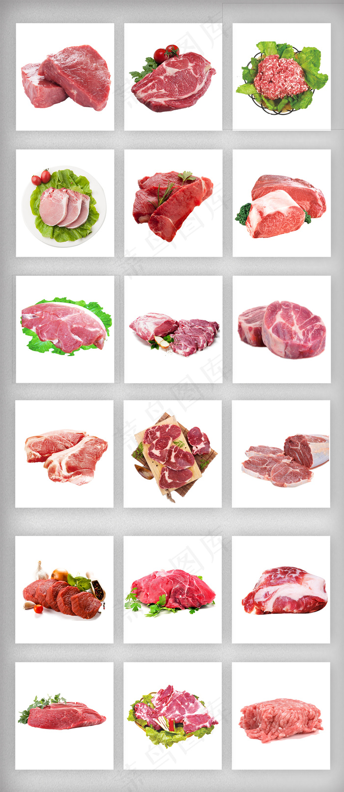 餐饮鲜肉类淘宝免扣素材(1920X4411(DPI:300))psd模版下载