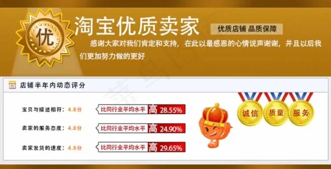 淘宝优质买家图片psd模版下载