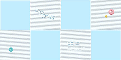 {时尚宝贝}宽幅儿童模板