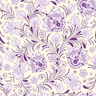 复古的手绘花艺设计矢量素材