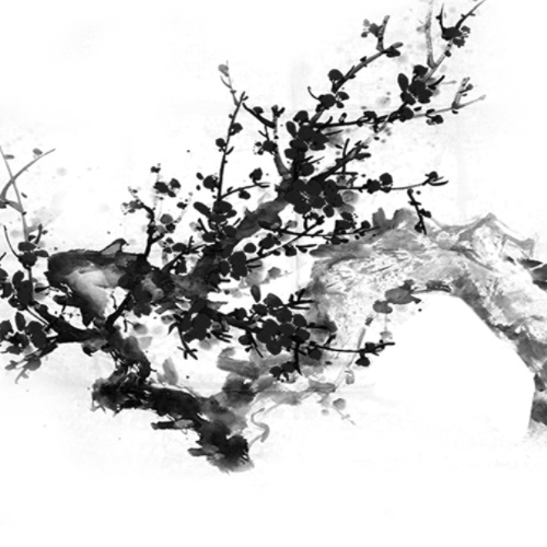梅花古树笔刷
