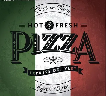 披萨广告设计图片