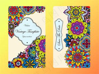 创意婚礼请柬背景图案图片