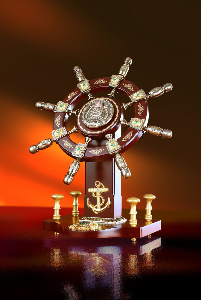 企业文化展板设计船舵