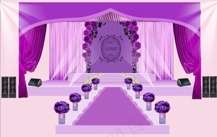 紫色婚礼