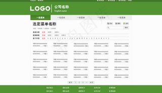 公司系统后台界面