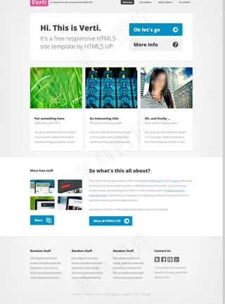 响应式网站模板图片