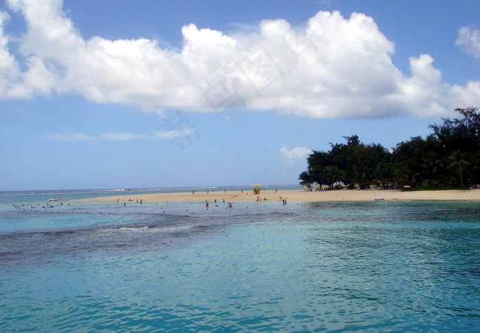 塞班岛风光 海边 度假村图片