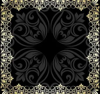 欧式花纹背景图片