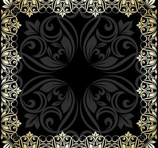 欧式花纹背景图片