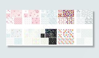 韩国时尚背景花纹21图片