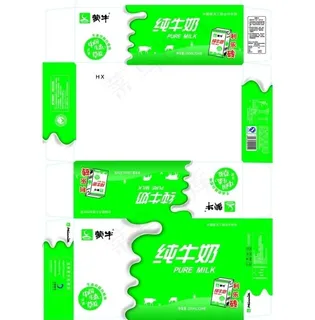 蒙牛利乐纯牛奶箱图片