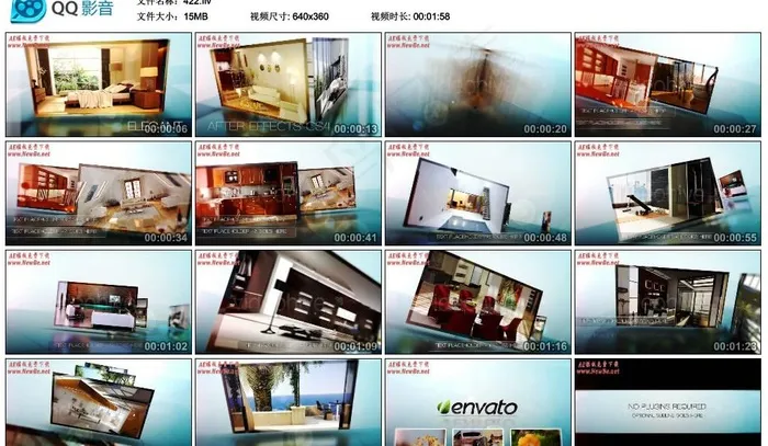 相册视频展示AE模版图片psd模版下载