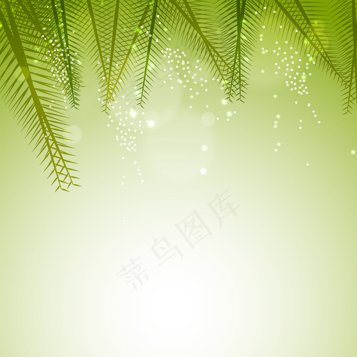 绿色背景矢量图