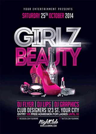 Girlz Beauty Flyer