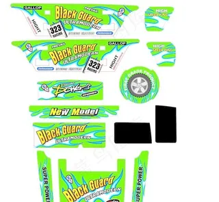 绿色不干胶图片