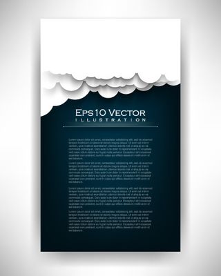 宣传背景蓝色夜空背景矢量素材