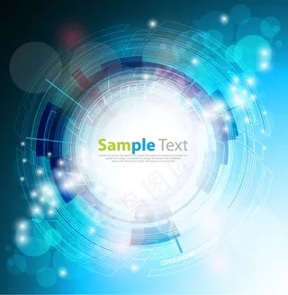 蓝色背景矢量图形技术