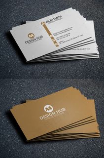 高档简约商务名片PSD下载