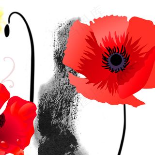 花卉家居三联画