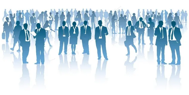 商务人物剪影图片