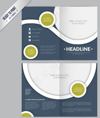 时尚商务宣传单