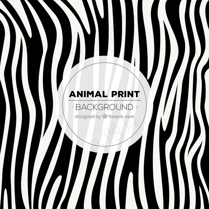 斑马的背景ai矢量模版下载