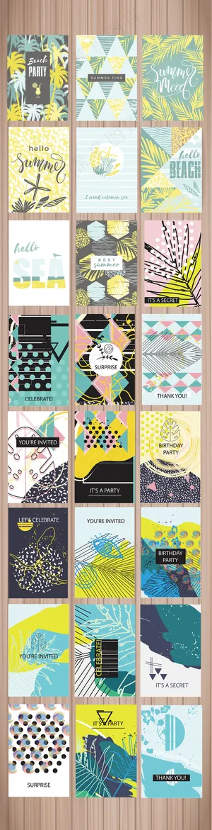 时尚创意植物封面卡片邀请函矢量设计... 时尚创意植物封面卡片邀请函矢量设计...