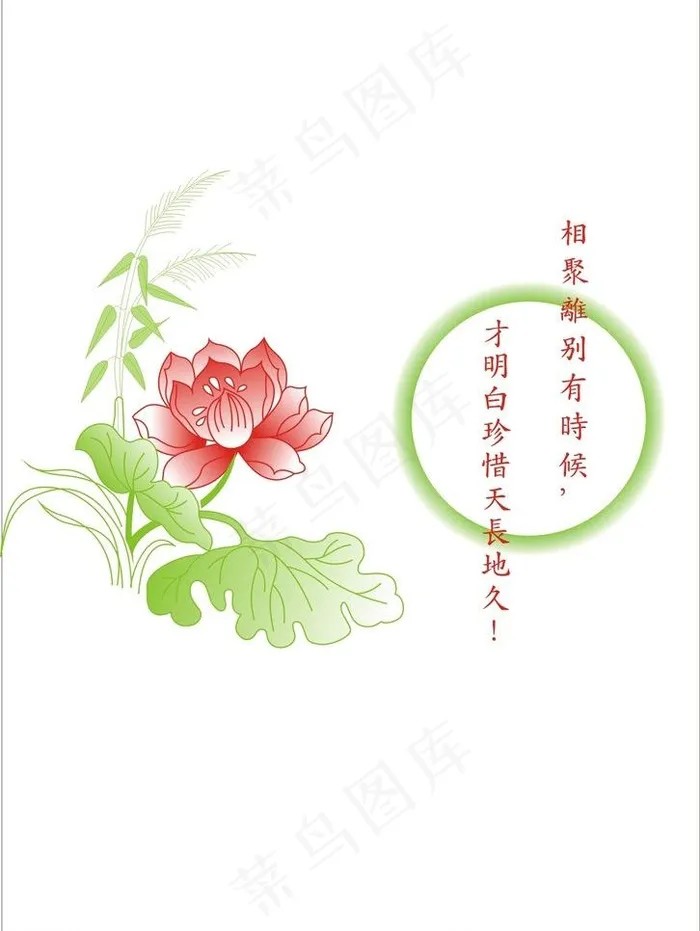 荷花图片cdr矢量模版下载
