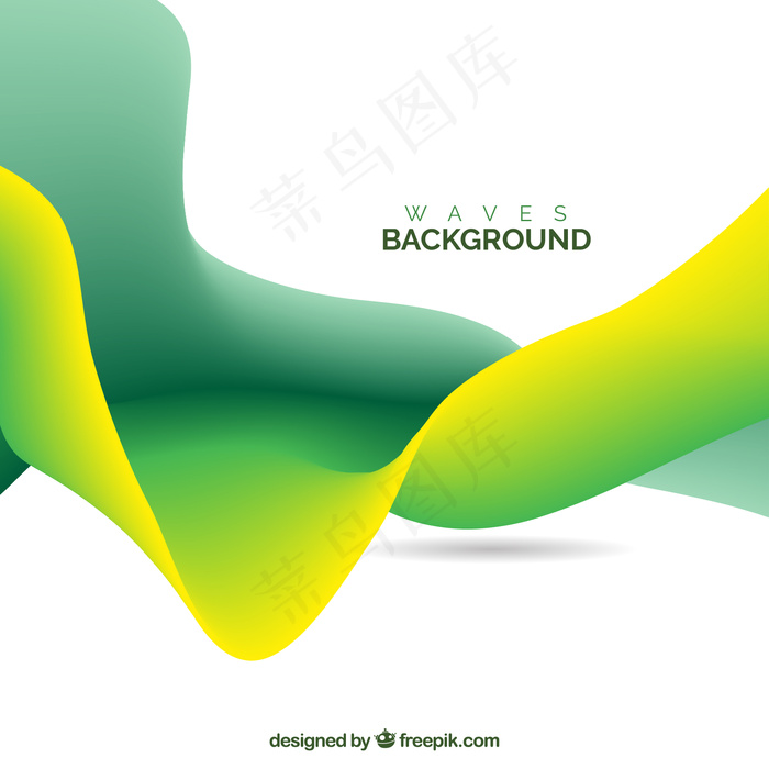 绿色背景矢量图