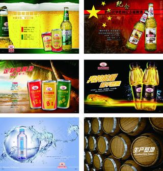 招商手册模板cdr 钓鱼岛啤酒招商...