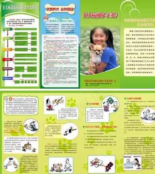 狂犬病预防宣传页图片