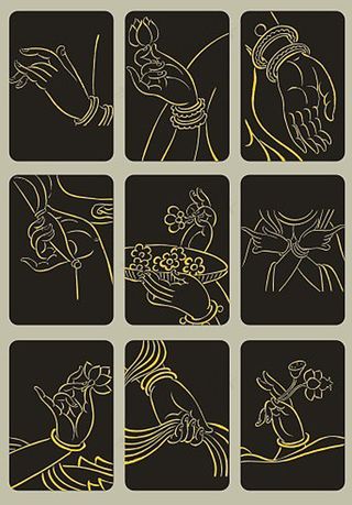 佛手指矢量素材02