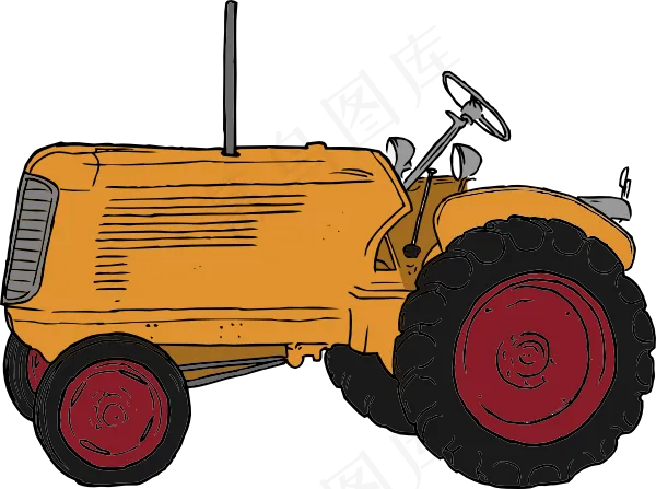 拖拉机剪贴画