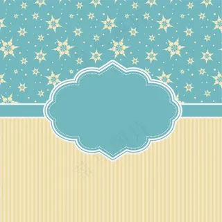 复古的雪花壁纸