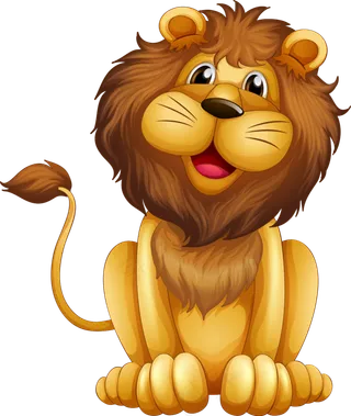 矢量卡通狮子王