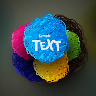 彩铅涂鸦背景矢量素材