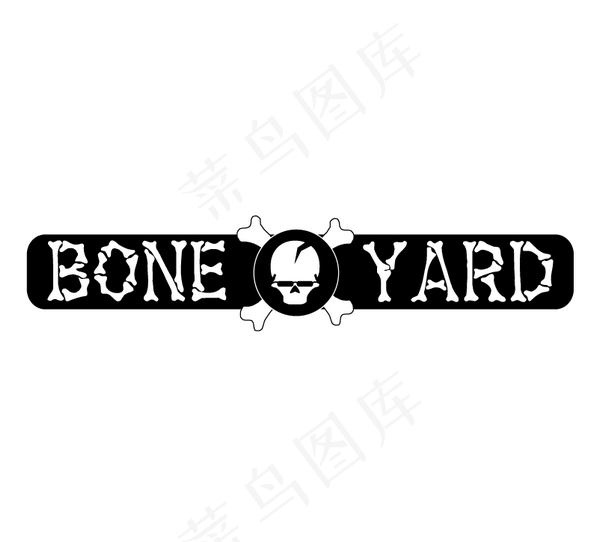 Bone Yard logo设计欣...ai矢量模版下载