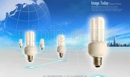节能灯广告图片