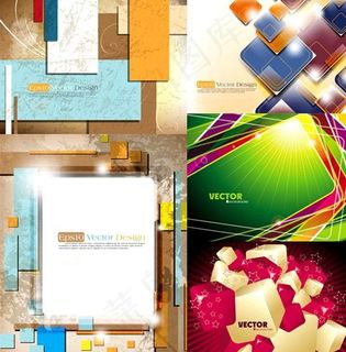 动态三维图形背景矢量素材 动态三维图形背景矢量素材