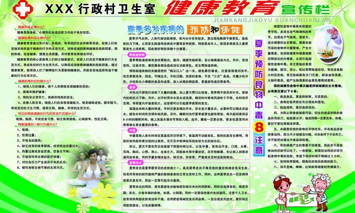 健康教育宣传栏图片