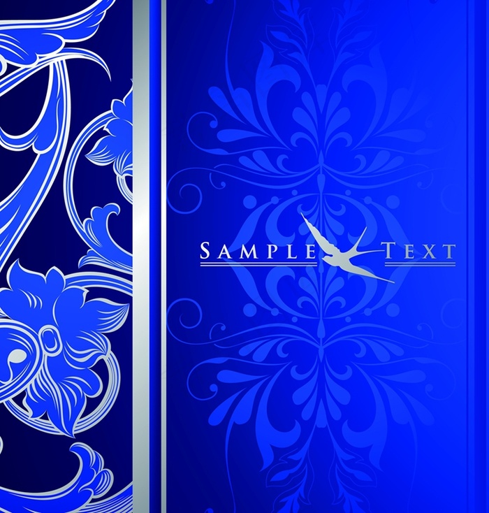 矢量蓝色底纹背景素材