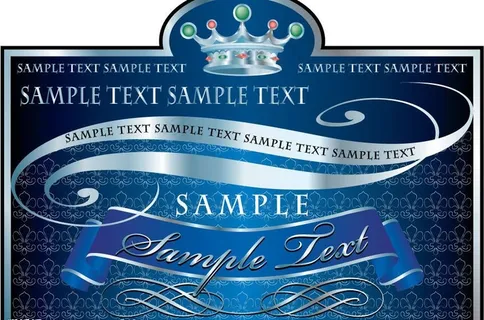 欧式瓶贴设计图片瓶身贴