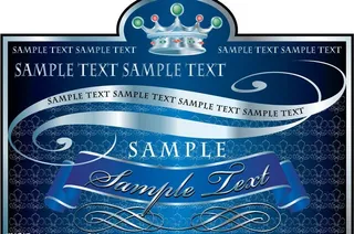 欧式瓶贴设计图片瓶身贴