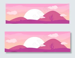 手绘传统中国风淘宝卡通海报背景