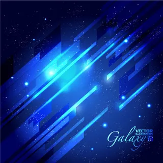 矢量深蓝星光光线背景素材 矢量深蓝星光光线背景素材