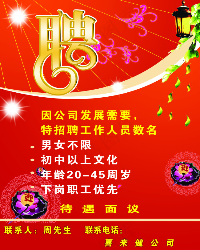 招聘psd模版下载